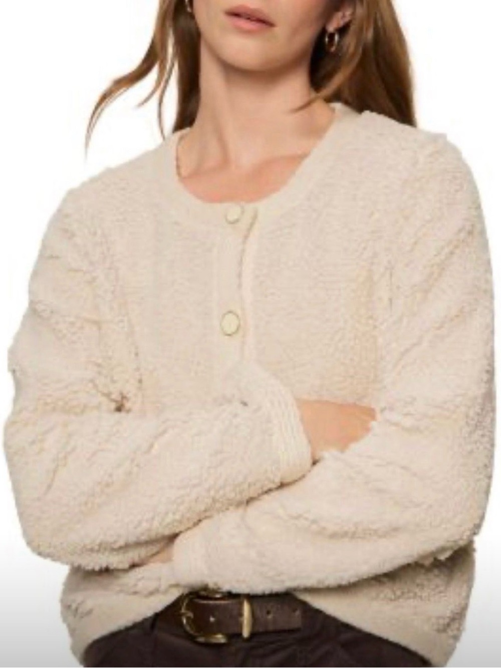 Sanctuary Fleece Cardigan XS
